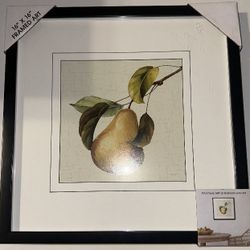 Crystal Art Gallery Traditional Framed Botanical Art Print PEAR
2-pieces 
