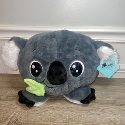 HUGME REVERSIBLE KOALA KEVIN STUFFED PLUSH 12” W  New Whit Tags   (#8)