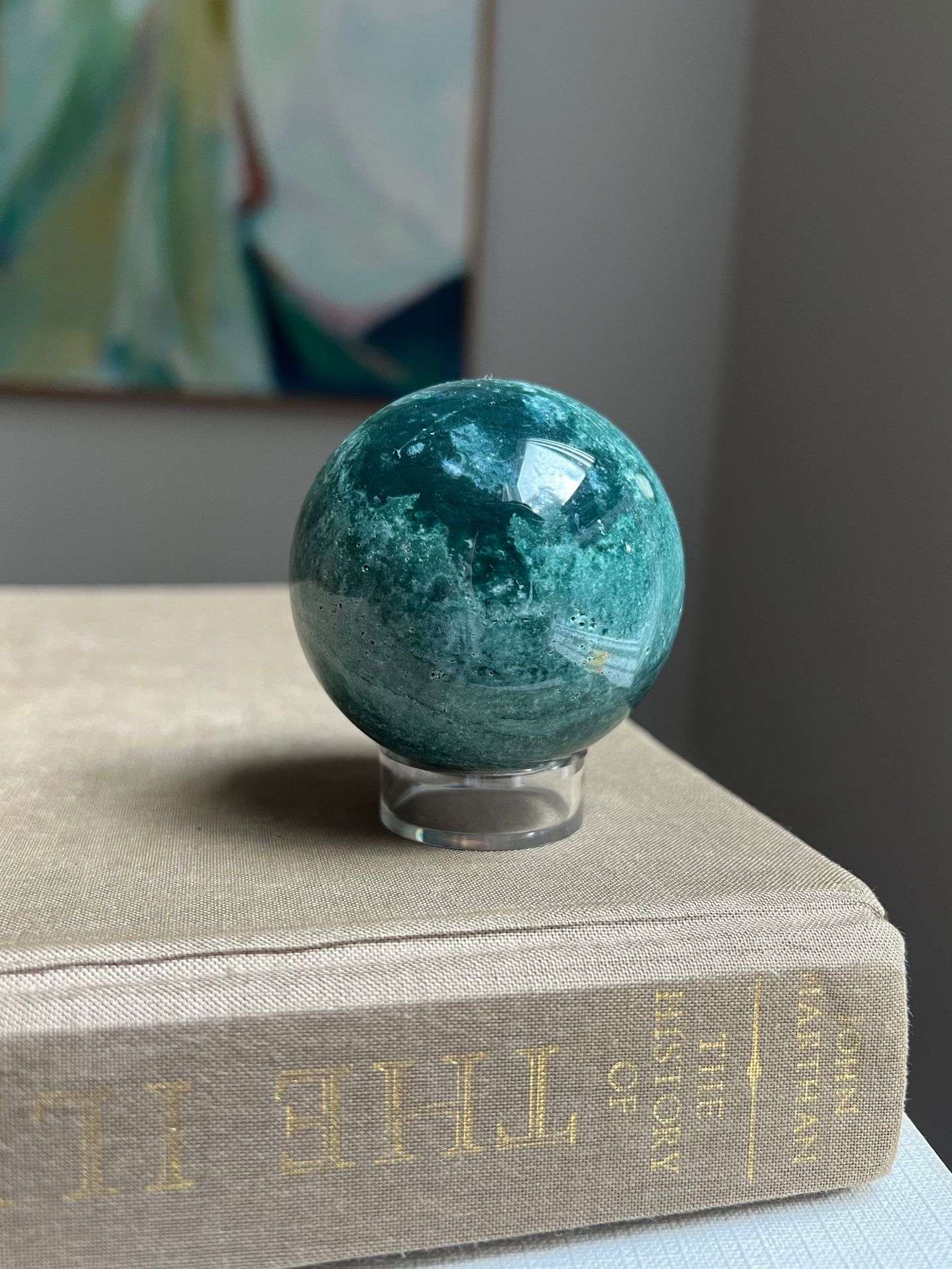 Ocean Jasper Sphere ( firm on price )