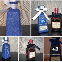 Se Venden Botellas Decoradas Un Regalo Especial Para Papá 