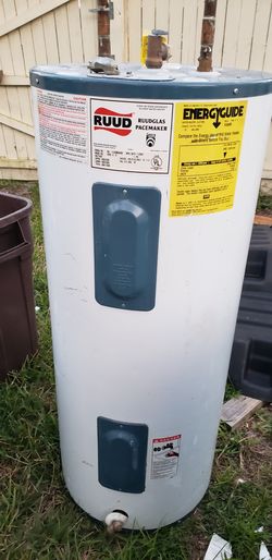 RUUD Ruudglas 40 gallons hot water heater for Sale in Tampa, FL - OfferUp