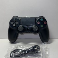 Black Wireless Controller For PS4 