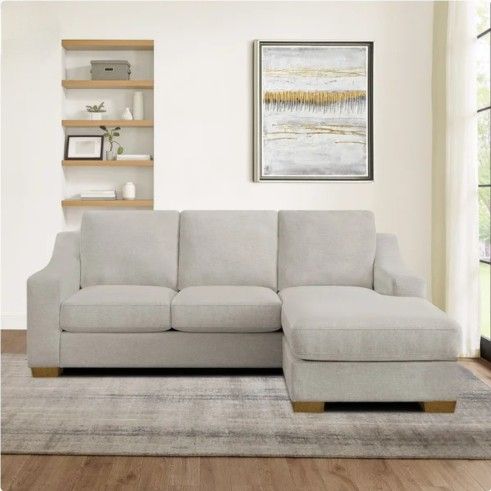 Thomasville Dillard 2-piece Fabric Sofa with Reversible Chaise
