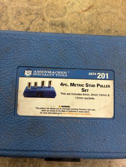 Metric stud puller set