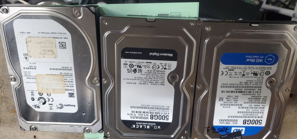 Hard Disk 3.5 " Sata 500GB Seagate/Western DIGITAL