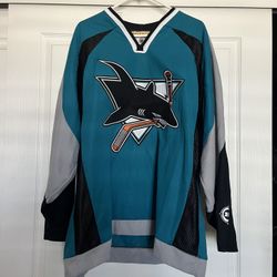Vintage San Jose Sharks Koho Teal Hockey Jersey NHL 90s Mens Size XL
