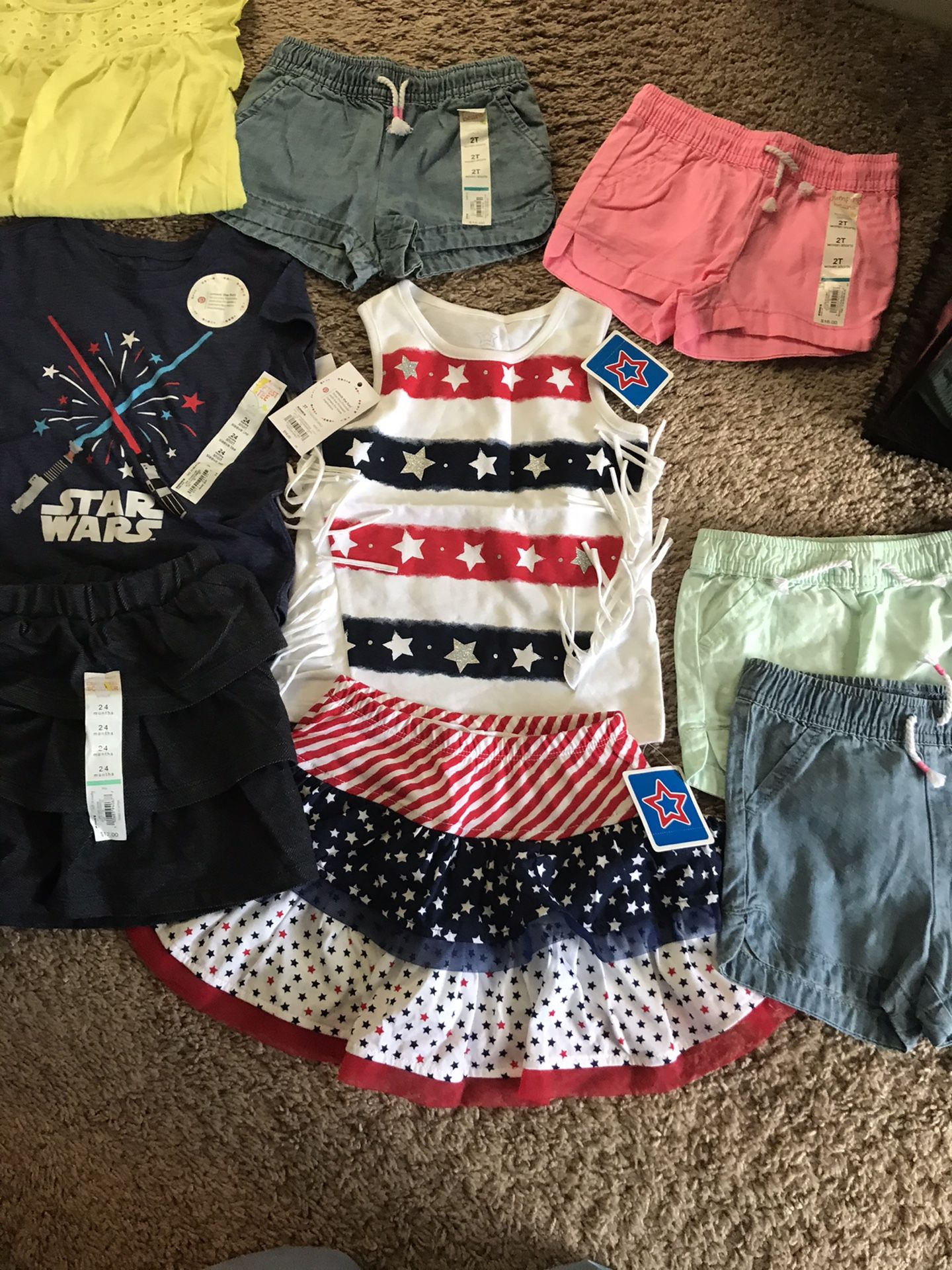 Bunch of girls clothes 2-3T