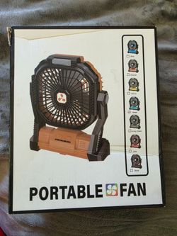 Portable Fan Rechargeable, Cordless Battery Powered Fan