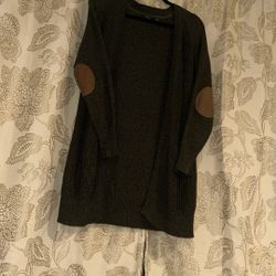 Green Long Cardigan