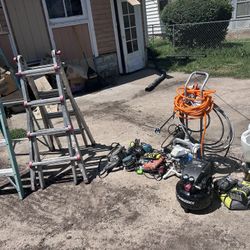 Construction Tools And Ladders 