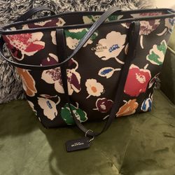 Floral Coach Bag