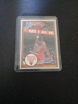 1990 Starting Lineup Michael Jordan Card