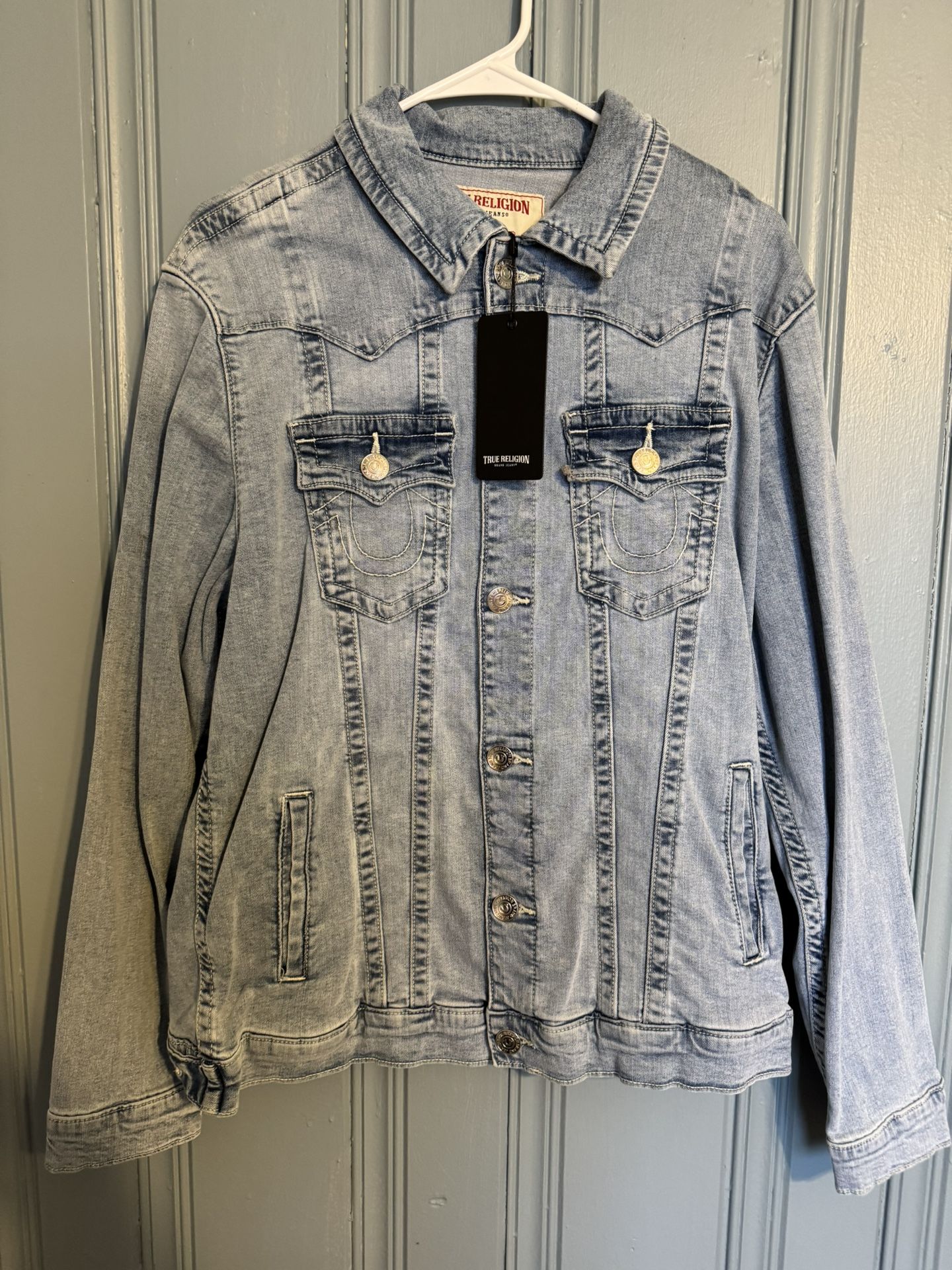 true religion jean jacket size M