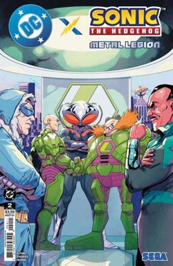 DC X Sonic The Hedgehog The Metal Legion #2 Cover A Pablo M Collar