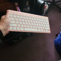 Pink bluetooth keyboard
