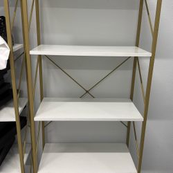 Gold Frame Shelving Unit (3)