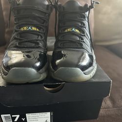 Used ‘13 7Y AirJordan 11 Retro Gamma     - Black/Gamma Blue-Blck Vrsty MZ
