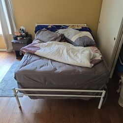 Good Condition - Metal, Full Size Bed Frame - FREE!!!