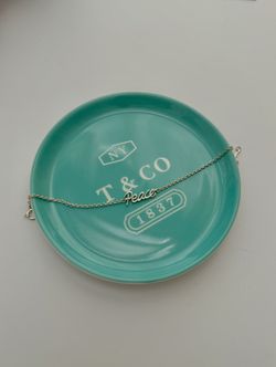 Tiffany&Co Paloma Picasso Sterling Silver Peace Bracelet Size Small