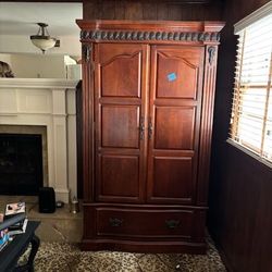 Beautiful Wood Armoire 
