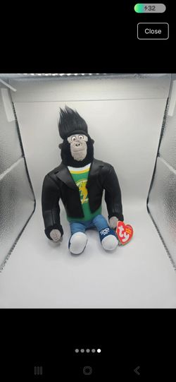 Rare Ty beanie baby - johnny the jorilla (sing movie) mint with tags