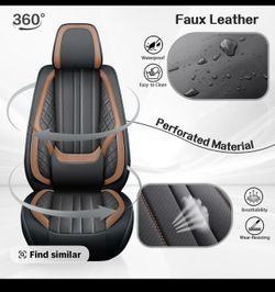 Car Seat Covers for Honda Accord CR-V Civic HR-V Passport, Breathable Anti-Slip, All-Season Comfort
