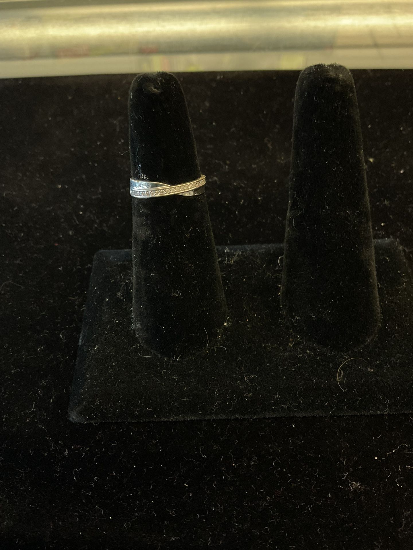 14k Wedding Band With Diamonds 39148-1
