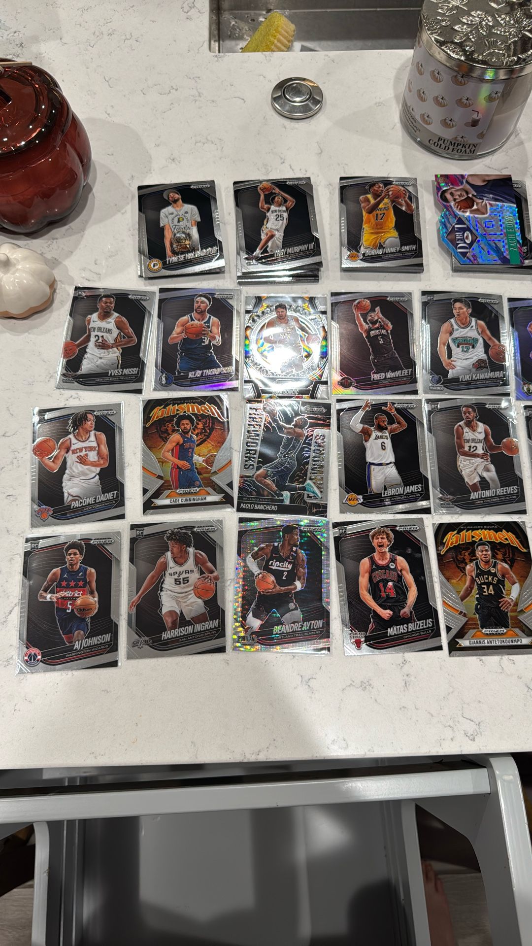 Rookies, Color, Base Panini Prizm Black 