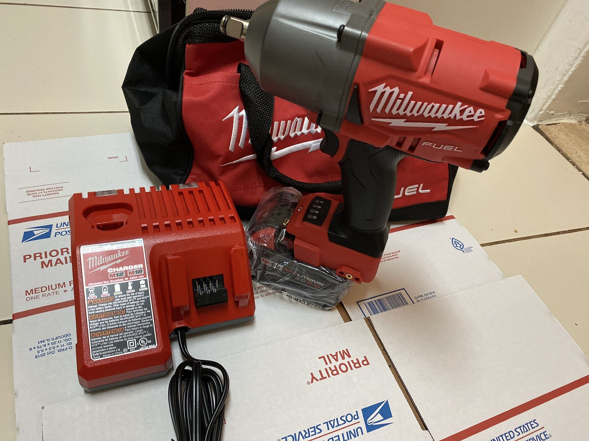 Milwaukee impact wrench fuel 1/2 kit