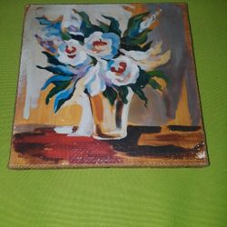 Silvia Vassileva Floral Artwork ( Signed )