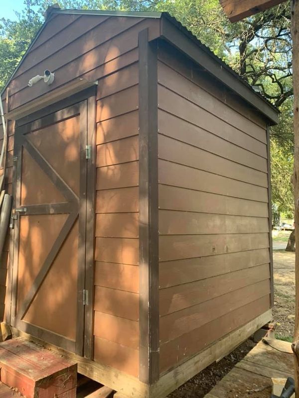 custom built wooden shed for sale in canyon lake, tx - offerup