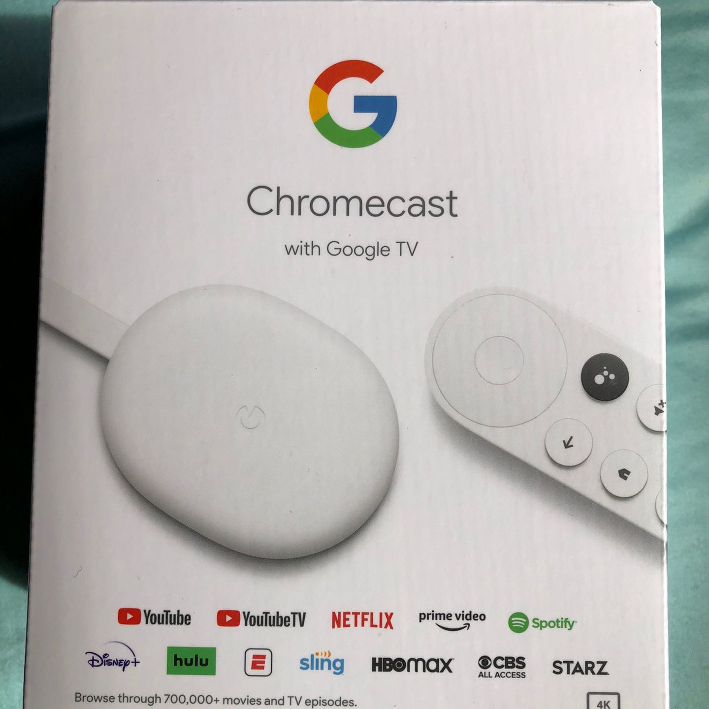 Google Chromcast W Gogle TV Remote Sealed