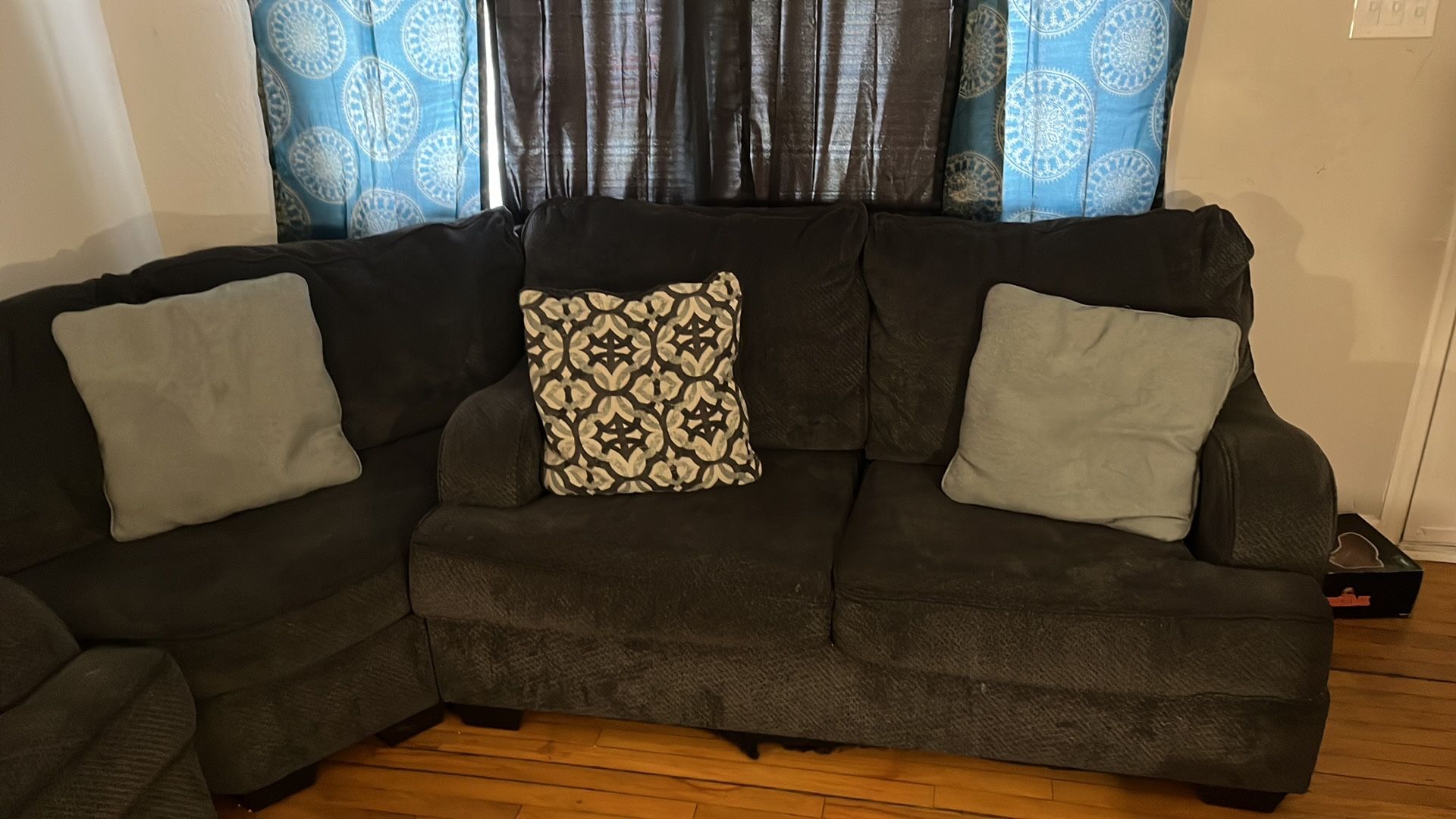 Dark Grey Couch 