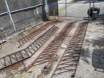 Historical vintage wrought iron handrails from the old Tacoma movie theater