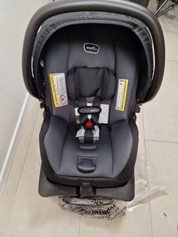 New! Evenflo LiteMax 35 Lightweight Infant Car Seat, 4-35 lbs, Knoxville Gray - $5 Delivery (#1577)