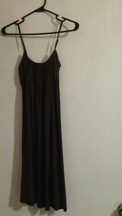 Brown cotton summer dress-small