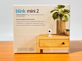 Brand New Sealed Blink Mini 2 (2nd Gen) 1080p HD Smart Security Camera | Color Night View | Two-Way Audio | Alexa Compatible