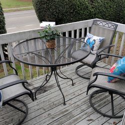 Metal Outdoor Table And Chairs