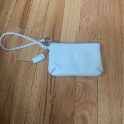 white wristlet