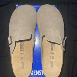 Birkenstocks Boston Soft Footbed Suede Leather
