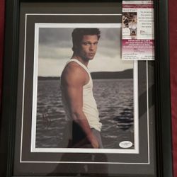 Brad Pitt Autographed