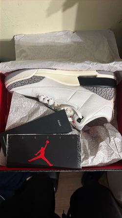 Air Jordan 3 White Cement Sneakers