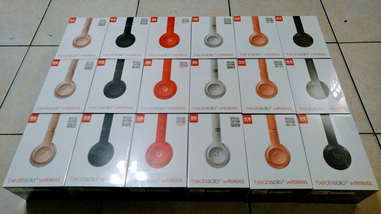 Beats By Dr. Dre Solo 3 Wireless (((Free Local Delivery)))