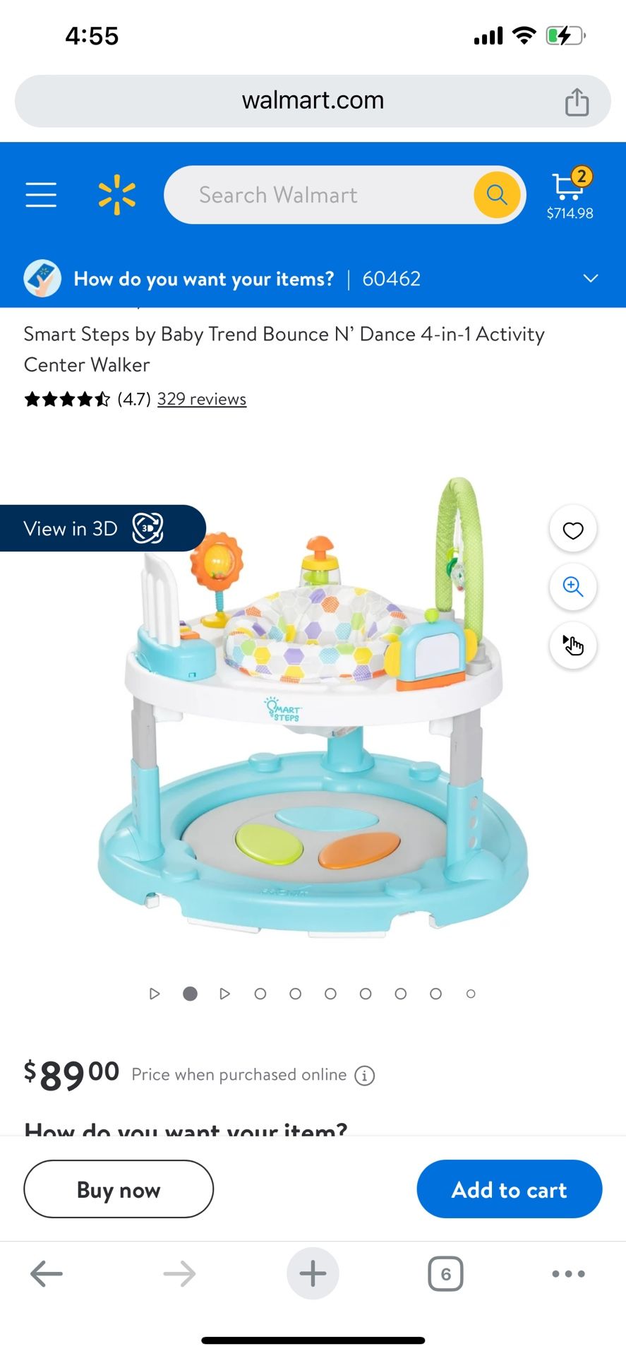 Smart Steps by Baby Trend Bounce N' Dance in Activity Center