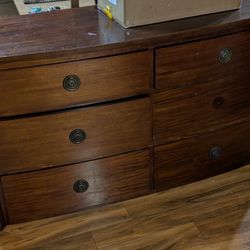 FREE Nice Wood Dresser Large Big Furniture 2 People Carry