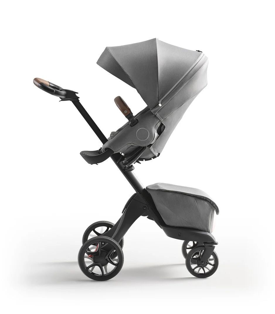 Stokke Stroller With Detachable Sibling Board And Adaptors