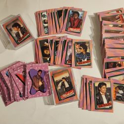 MICHAEL JACKSON TRADING CARDS &STICKERS 