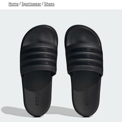 Adidas platform Slides