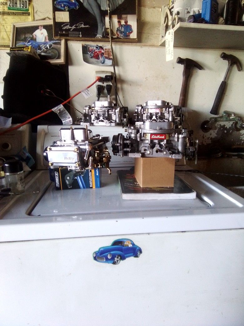 New 600 Holly Like New 600 Edelbrock 200 Each Run Perfect