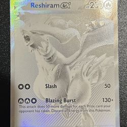 Reshiram Ex White Flare 
